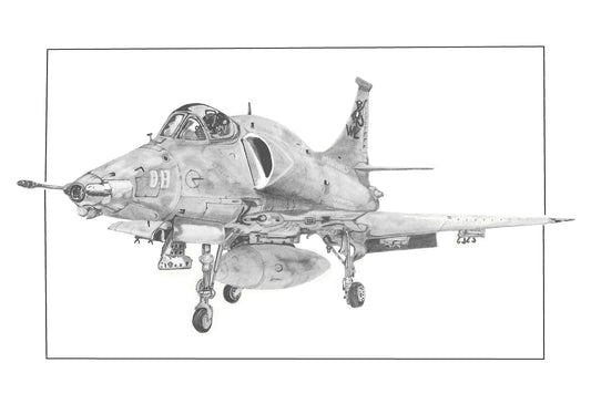 A-4M Skyhawk VMA-311 USMC Limited Edition 11x17 Aviation Art Print