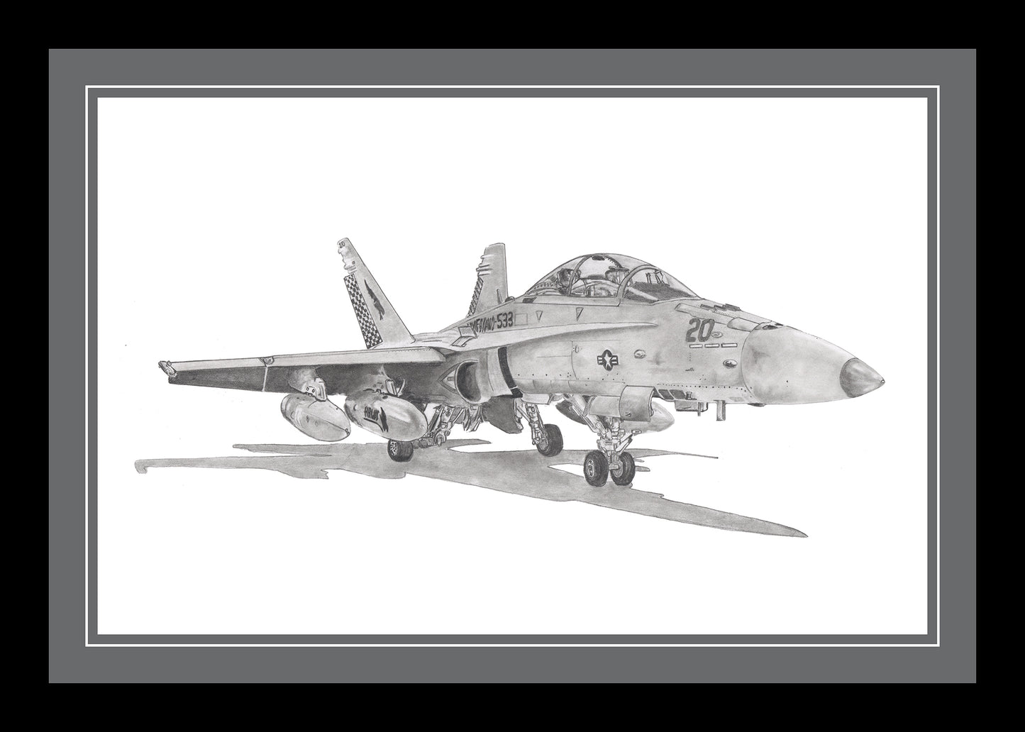 Custom Aircraft Print – Commission Your Own Military & Civil Aviation Art